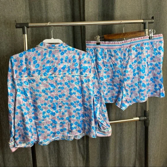 Free People Pillow Talk Silky Satin PJ Pajama Set NEW WITH TAGS - Picture 12 of 14